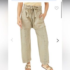 NWOT Free People Sky Rider Pants Eucalyptus